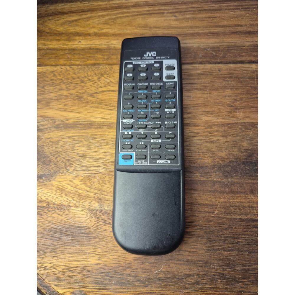JVC RM-RXC7K Audio System Remote Control